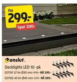 Jula Decklights LED 10 -pk tilbud