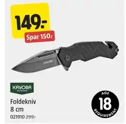 Jula Foldekniv 8 cm tilbud