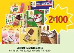 Coop Prix DIPLOM-IS MULTIPAKKER tilbud