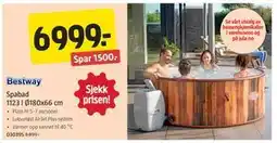 Jula Spabad 1123 l Ø180x66 cm tilbud
