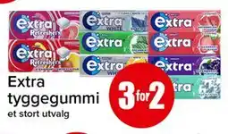 Spar Extra tyggegummi tilbud