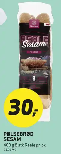 Bunnpris PØLSEBRØD SESAM tilbud