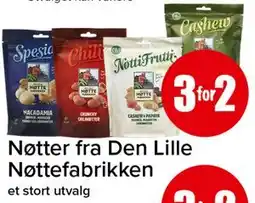 Spar Nøtter fra Den Lille Nøttefabrikken tilbud