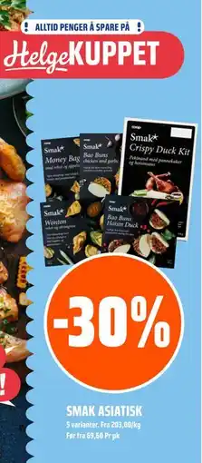 Coop Obs SMAK ASIATISK tilbud