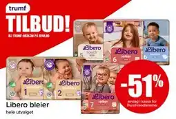 Spar Libero bleier tilbud