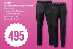 Sport Outlet CMP Woman/Man Outdoor Pant - Primaloft tilbud
