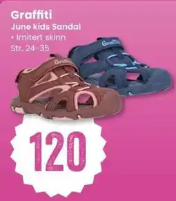 Sport Outlet Graffiti June kids Sandal tilbud
