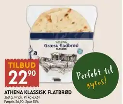 Coop Mega ATHENA KLASSISK FLATBRØD tilbud