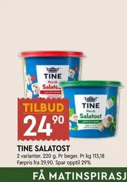 Coop Mega TINE SALATOST tilbud
