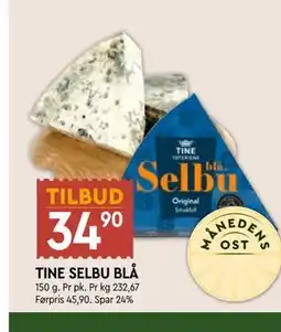 Coop Mega TINE SELBU BLÅ tilbud