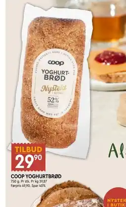 Coop Mega COOP YOGHURTBRØD tilbud