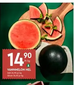 Coop Mega VANNMELON HEL tilbud