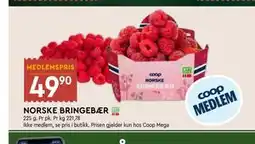 Coop Mega NORSKE BRINGEBÆR, Medlemspris tilbud