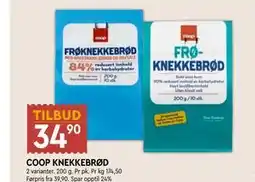 Coop Mega COOP KNEKKEBRØD tilbud