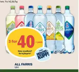 Coop Mega ALL FARRIS, Medlemspris tilbud