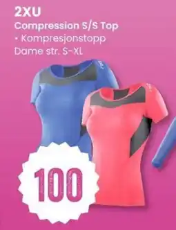 Sport Outlet 2XU Compression S/S Top tilbud