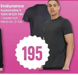 Sport Outlet Endurance Sustainable X Tech M S/S Tee tilbud