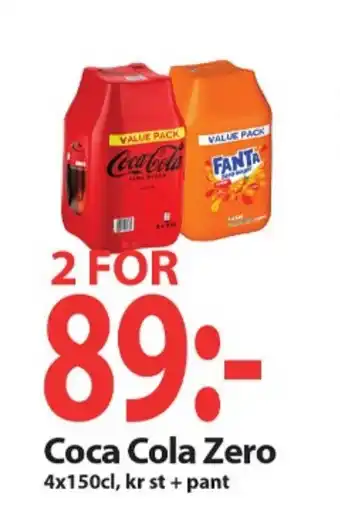 MaxiMat Nordby Coca Cola Zero tilbud
