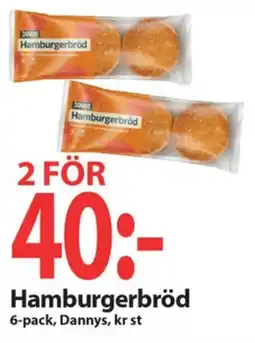 MaxiMat Nordby Hamburgerbröd tilbud