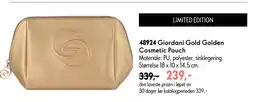 Oriflame Giordani Gold Golden Cosmetic Pouch tilbud