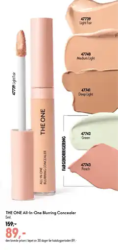 Oriflame THE ONE All-In-One Blurring Concealer tilbud