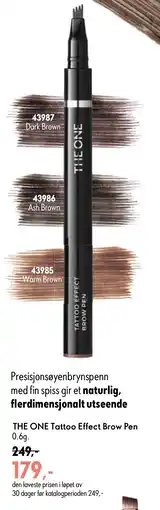 Oriflame THE ONE Tattoo Effect Brow Pen tilbud