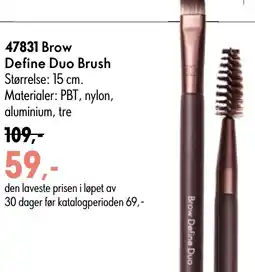 Oriflame Brow Define Duo Brush tilbud