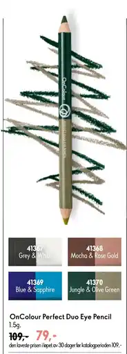 Oriflame OnColour Perfect Duo Eye Pencil tilbud