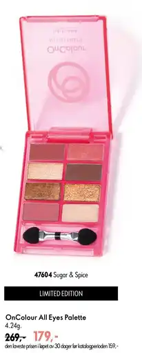 Oriflame OnColour All Eyes Palette tilbud