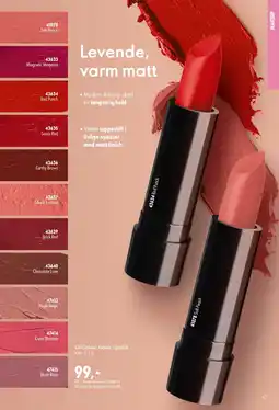 Oriflame OnColour Matte Lipstick tilbud
