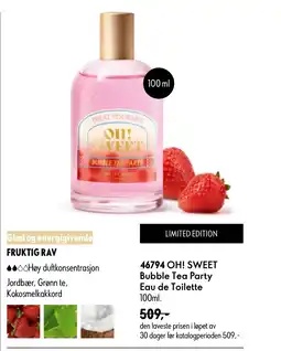 Oriflame OH! SWEET Bubble Tea Party Eau de Toilette tilbud