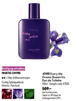 Oriflame Every Me Drama Queen Iris Eau de Toilette tilbud
