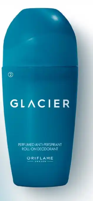 Oriflame Glacier Perfumed Anti- perspirant Roll-On Deodorant tilbud