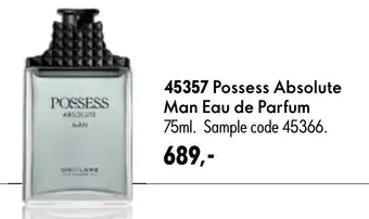 Oriflame Possess Absolute Man Eau de Parfum tilbud