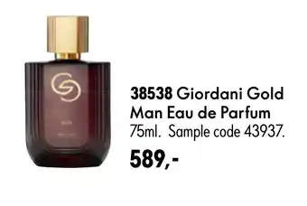 Oriflame Giordani Gold Man Eau de Parfum tilbud