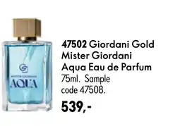 Oriflame Giordani Gold Mister Giordani Aqua Eau de Parfum tilbud