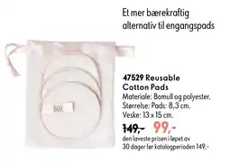 Oriflame Reusable Cotton Pads tilbud