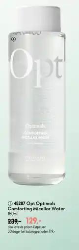 Oriflame Opt Optimals Comforting Micellar Water tilbud