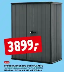 jem & fix OPPBEVARINGSBOD CORTINA ALTO tilbud