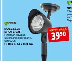 jem & fix SOLCELLE SPOTLIGHT tilbud