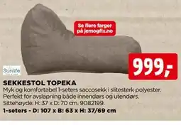jem & fix SEKKESTOL TOPEKA tilbud