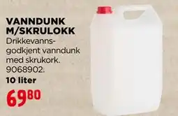 jem & fix VANNDUNK M/SKRULOKK tilbud