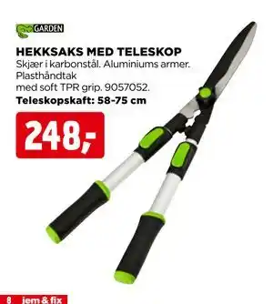 jem & fix HEKKSAKS MED TELESKOP tilbud
