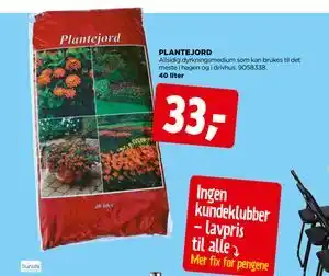 jem & fix PLANTEJORD tilbud
