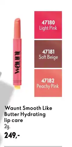 Oriflame Waunt Smooth Like Butter Hydrating lip care tilbud