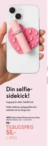 Oriflame Sticky Heart Phone Suction Grip tilbud