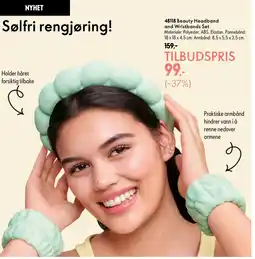 Oriflame Beauty Headband and Wristbands Set tilbud