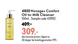 Oriflame Novage+ Comfort Oil-to-Milk Cleanser tilbud