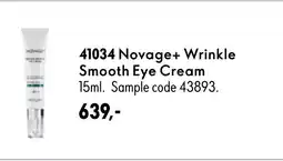 Oriflame Novage+ Wrinkle Smooth Eye Cream tilbud