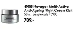 Oriflame Novage+ Multi-Active Anti-Ageing Night Cream Rich tilbud